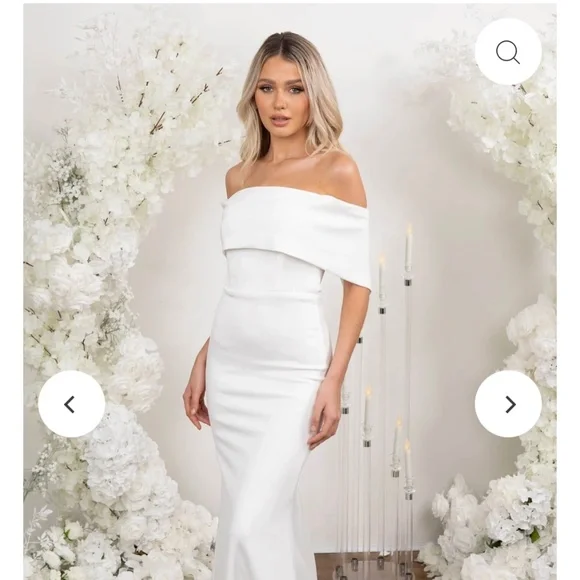 NB Luxe Dresses Off The Should Wedding Dress Poshmark